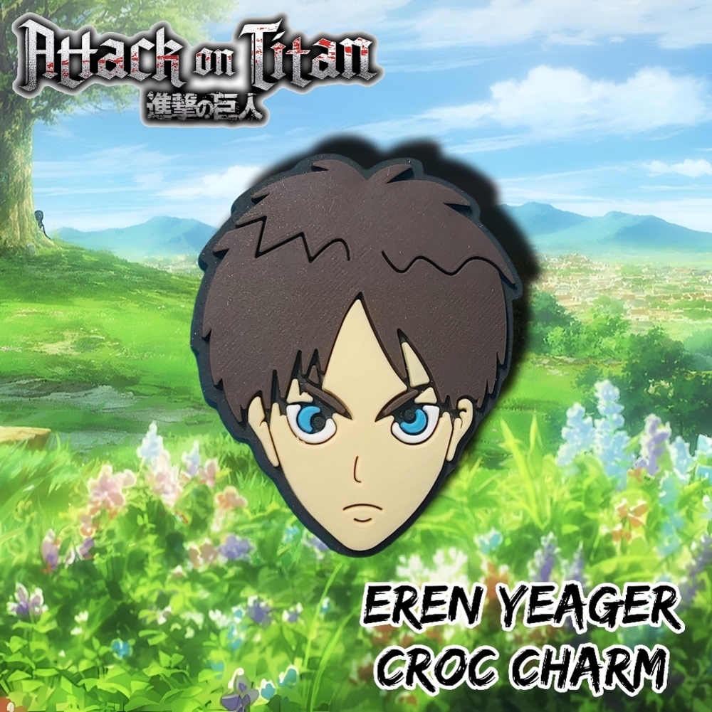 💖3 Charms for $9💖 Eren Yeager Croc Charm